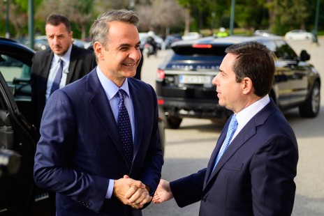 Κυριάκος Μητσοτάκης, Νότης Μηταράκης, Αθήνα (17/01/2023)