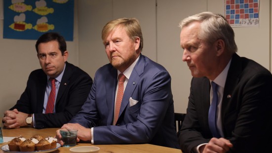 King Willem-Alexander, Notis Mitarachi, Eric van der Burg, Athens (01/11/2022)