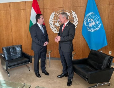 Notis Mitarachi, Csaba Kőrösi, New York (27/10/2022)