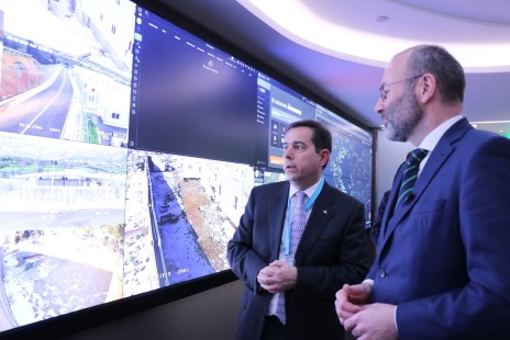 Notis Mitarachi, Manfred Weber, Athens