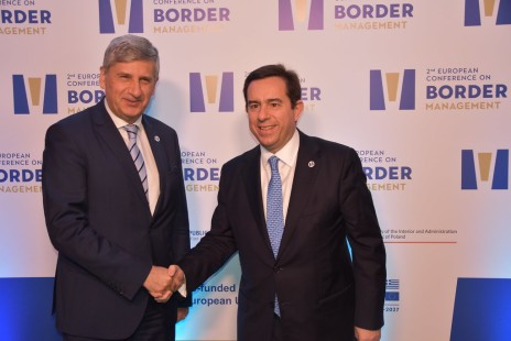 Notis Mitarachi, Michael Spindelegger, Athens