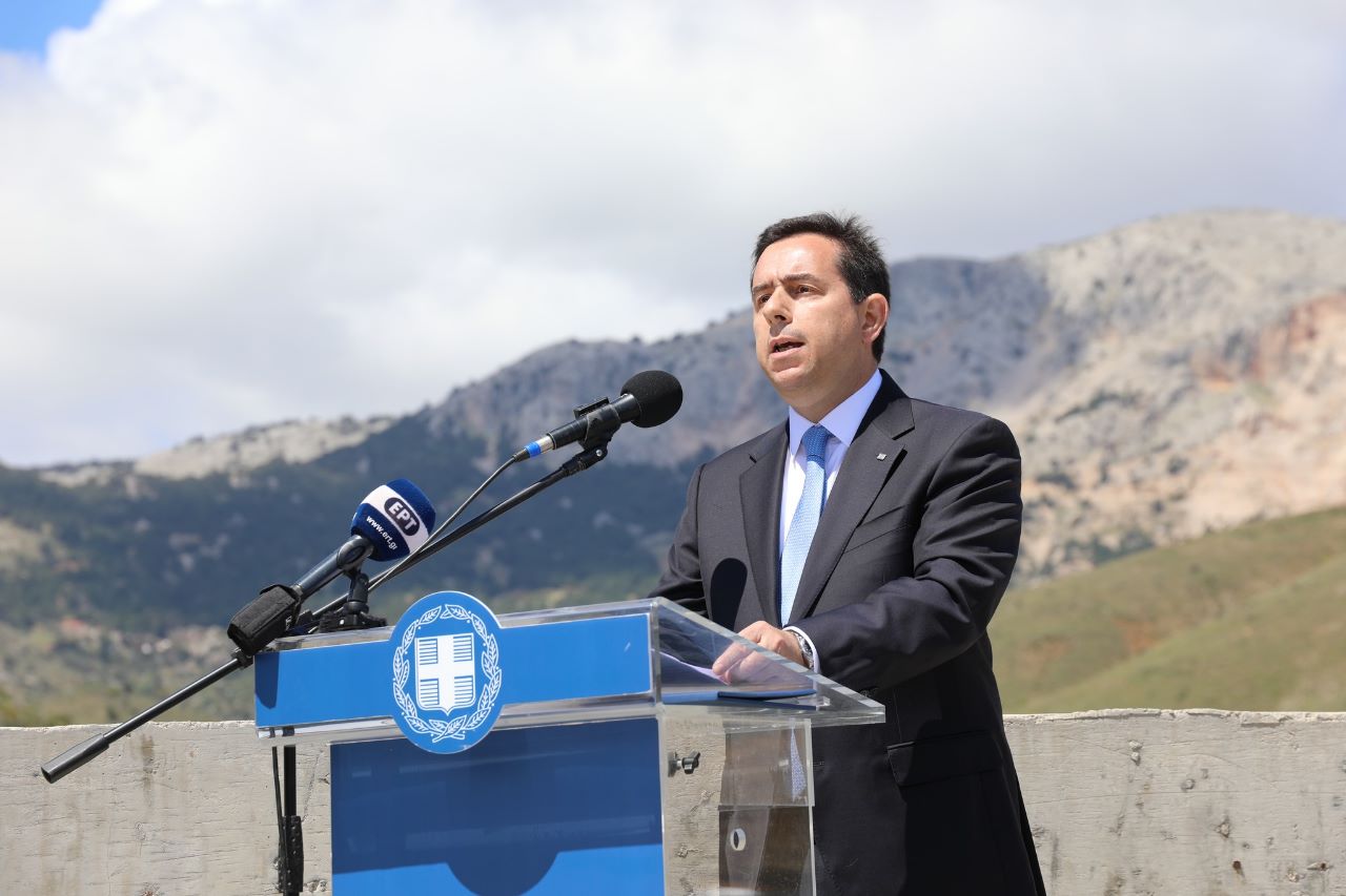 The "Koris Gefyri" Dam was inaugurated. - Mitarakis: The water supply project of Chios is now a priority